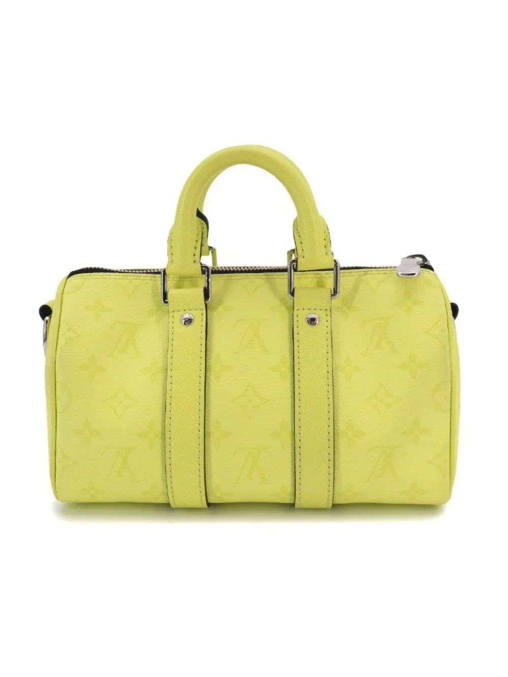 Louis Vuitton Taigarama Keepall Bandouliere 25 2-Way Bag Lemon Yellow